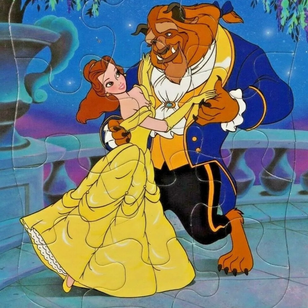Vintage Beauty And The Beast Puzzle